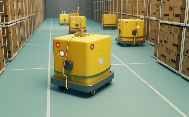 科技感智能机器人自动化管理仓库工作,高清,摄影图,摄影图片,图片大全,摄影图免费下载